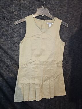 Amazon Essentials Tan Sleeveless Cotton Dress